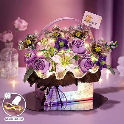 🌸 LEGO ÇİÇEK SEPETİ 🌸