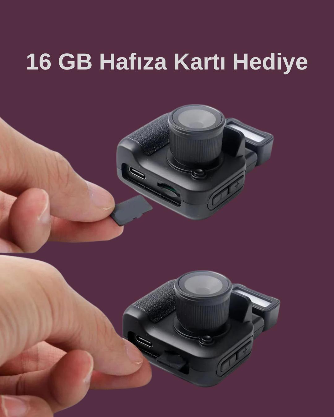 FLAŞLI  RETRO KAMERA {16GB hafıza kartı hediye]